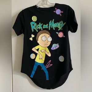 Rick and Morty Kids Black T-Shirt